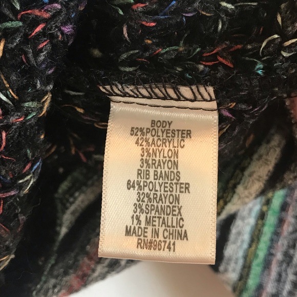 Multicolored Thread Crop Sweater Size S - Picture 8 of 8